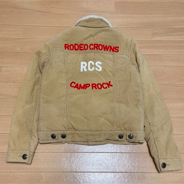 RODEO CROWNS(ロデオクラウンズ)のRODEO CROWNS 裏ボアコーデュロイジャケット サイズ1 レディースのジャケット/アウター(ブルゾン)の商品写真