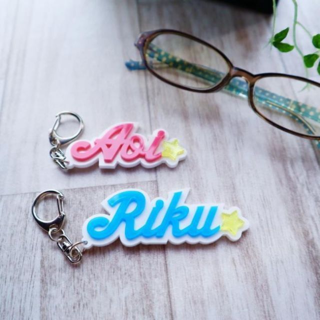 890円】星のお名前キーホルダー☆【アクリル】【オーダー】 inkpothub.com