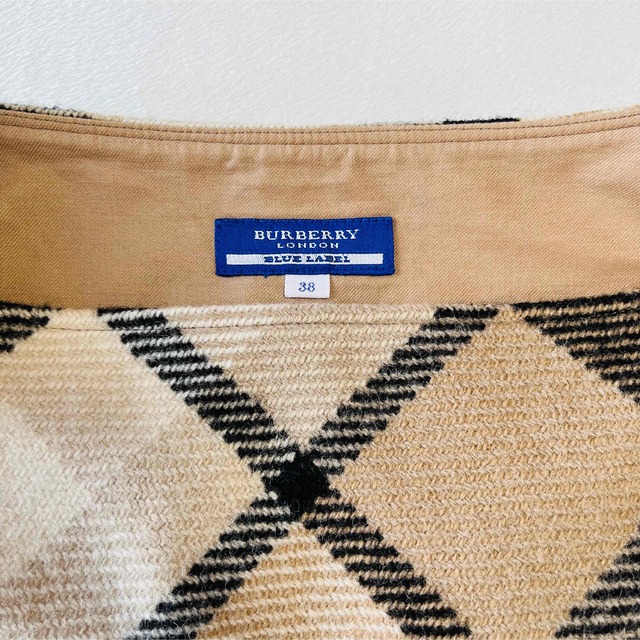 BURBERRY BLUE LABEL(バーバリーブルーレーベル)のBURBERRY BLUE LABEL♡チェックミニAライン♡フレアスカート♡ レディースのスカート(ミニスカート)の商品写真