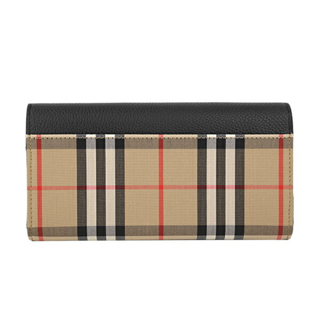 BURBERRY(バーバリー)の新品 バーバリー BURBERRY 長財布 コンチネンタルウォレット ブラック レディースのファッション小物(財布)の商品写真