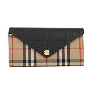 バーバリー(BURBERRY)の新品 バーバリー BURBERRY 長財布 コンチネンタルウォレット ブラック(財布)