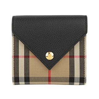 バーバリー(BURBERRY)の新品 バーバリー BURBERRY 2つ折り財布 フォールディングウォレット ブラック(財布)