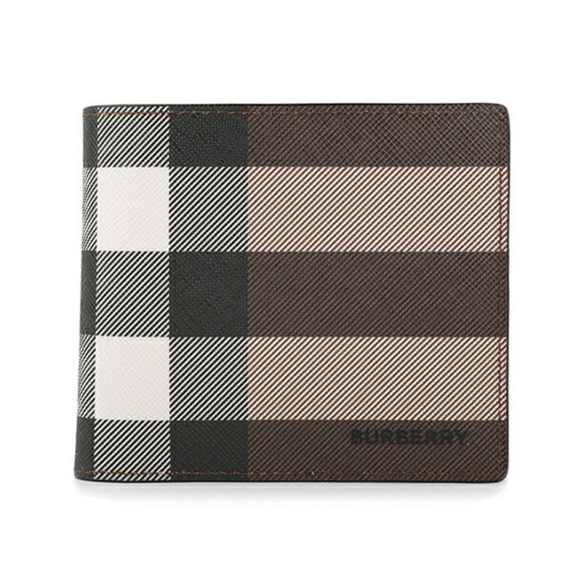 新品 バーバリー BURBERRY 2つ折り財布 BIFOLD COIN WALLET ブラウン系