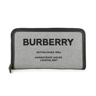 BURBERRY - 新品 バーバリー BURBERRY 長財布 キャンバス＆レザー