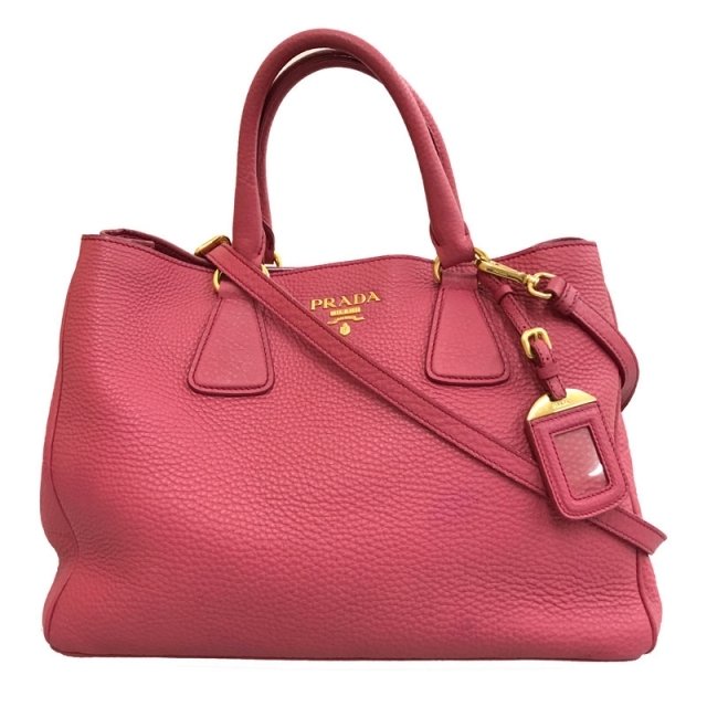 返品?交換対象商品】 PRADA ショルダーバッグ ハンド 2WAY ロゴ PRADA