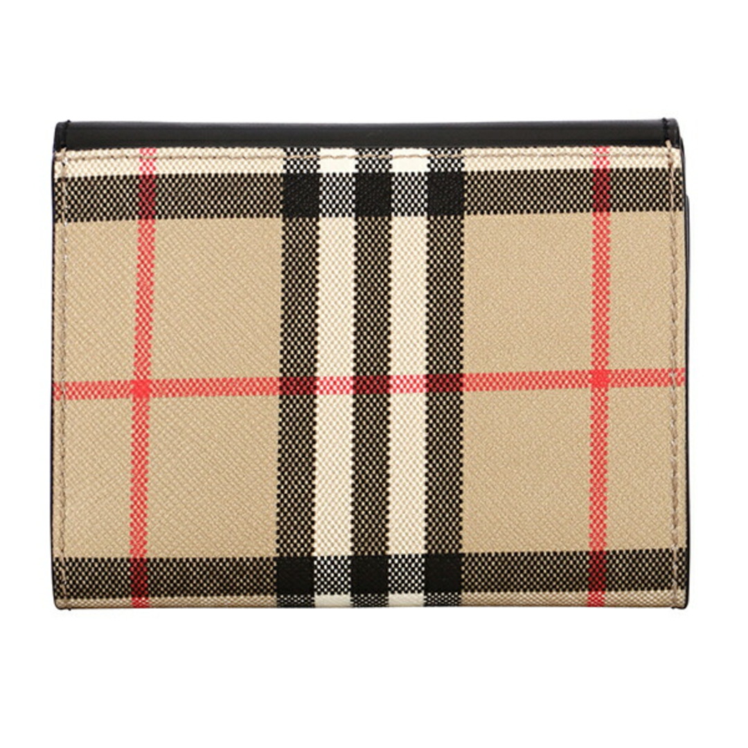 BURBERRY(バーバリー)の新品 バーバリー BURBERRY 3つ折り財布 フォールディングウォレット ブラック レディースのファッション小物(財布)の商品写真