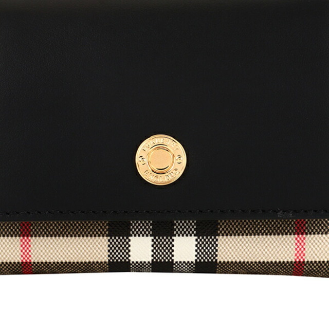 BURBERRY(バーバリー)の新品 バーバリー BURBERRY 3つ折り財布 フォールディングウォレット ブラック レディースのファッション小物(財布)の商品写真