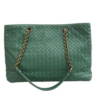 ãããã¬(Bottega Veneta) ã·ã§ã«ããŒããã°(ã¬ãã£ãŒã¹)ïŒã°ãªãŒã³ ...