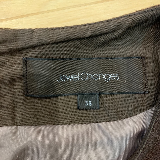 Jewel Changes(ジュエルチェンジズ)のJewel changes セットアップ　ブラウン レディースのトップス(シャツ/ブラウス(長袖/七分))の商品写真