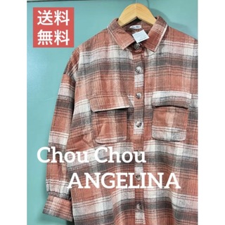 【Chou Chou ANGELINA】エコウール チェックCPOジャケット(シャツ/ブラウス(長袖/七分))