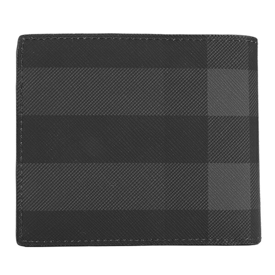 BURBERRY(バーバリー)の新品 バーバリー BURBERRY 2つ折り財布 INTERNATIONAL BIFOLD COIN WALLET チャコール メンズのファッション小物(折り財布)の商品写真