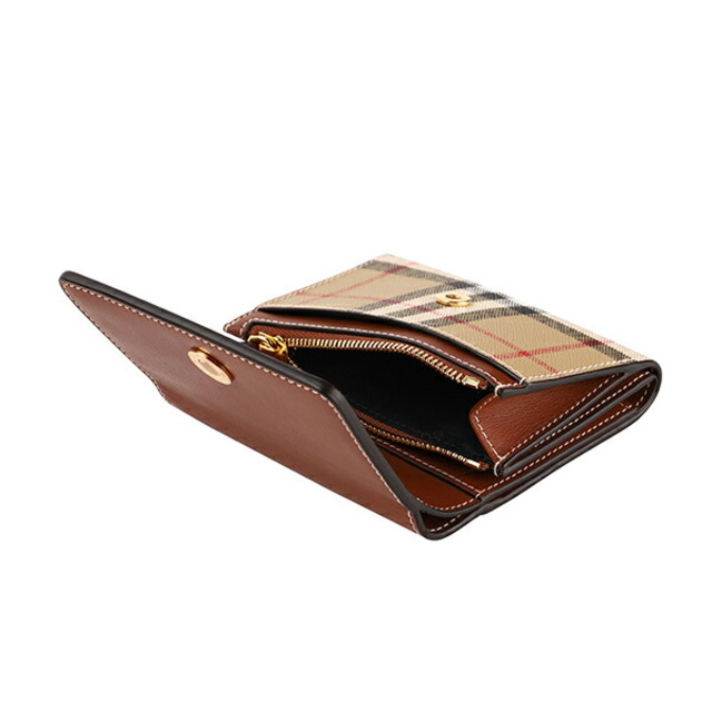 新品 バーバリー BURBERRY 3つ折り財布 スモール フォールディング