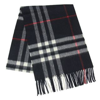 バーバリー(BURBERRY)の新品 バーバリー BURBERRY マフラー・ストール GIANT CHECK CASHMERE SCARF ネイビー(マフラー/ショール)