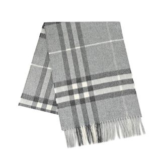 バーバリー(BURBERRY)の新品 バーバリー BURBERRY マフラー・ストール カシミア スカーフ ペールグレー(マフラー/ショール)