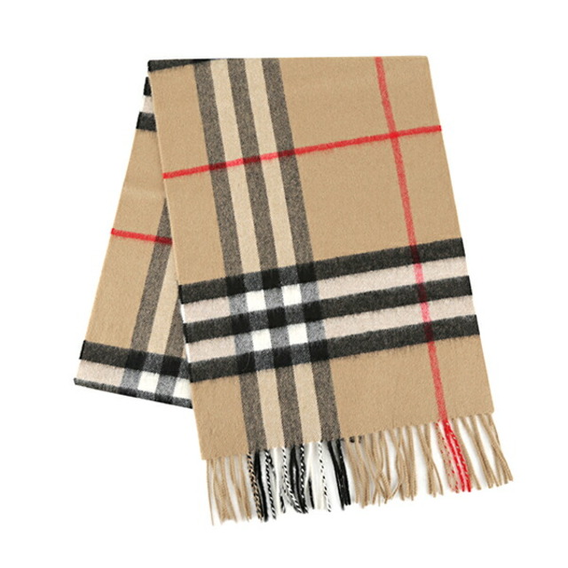 新品 バーバリー BURBERRY マフラー・ストール カシミア スカーフ アーカイブベージュ | フリマアプリ ラクマ