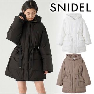 スナイデル(SNIDEL) ダウンコート(レディース)(ブラック/黒色系)の