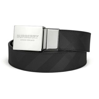 バーバリー(BURBERRY)の新品 バーバリー BURBERRY ベルト リバーシブル ベルト ダークグレー ブラック 黒(ベルト)