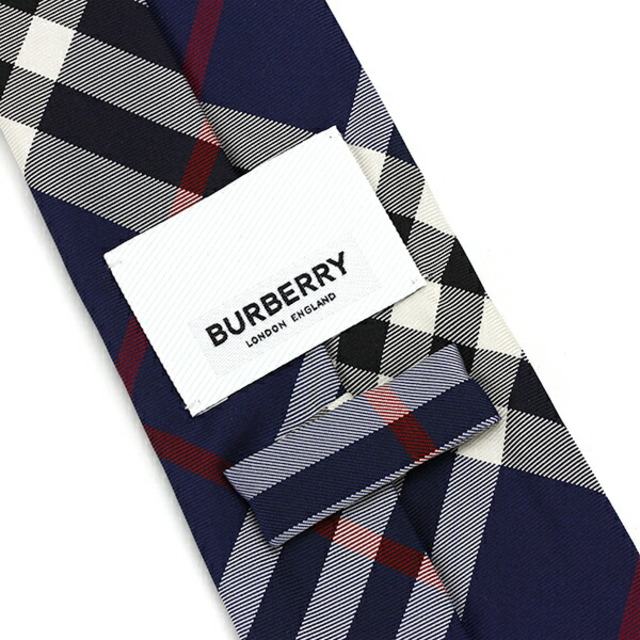 BURBERRY(バーバリー)の新品 バーバリー BURBERRY ネクタイ ヴィンテージチェック シルクタイ ネイビー　紺 メンズのファッション小物(ネクタイ)の商品写真