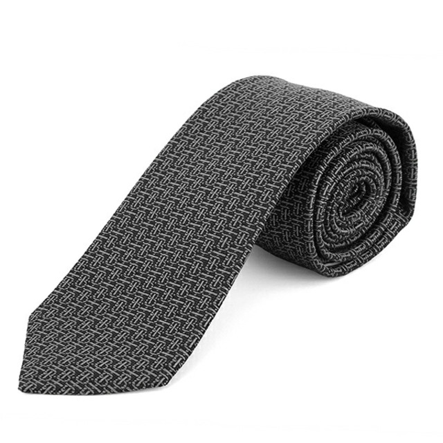 BURBERRY(バーバリー)の新品 バーバリー BURBERRY ネクタイ MONOGRAM SILK JACQUARD TIE ミッドグレー メンズのファッション小物(ネクタイ)の商品写真