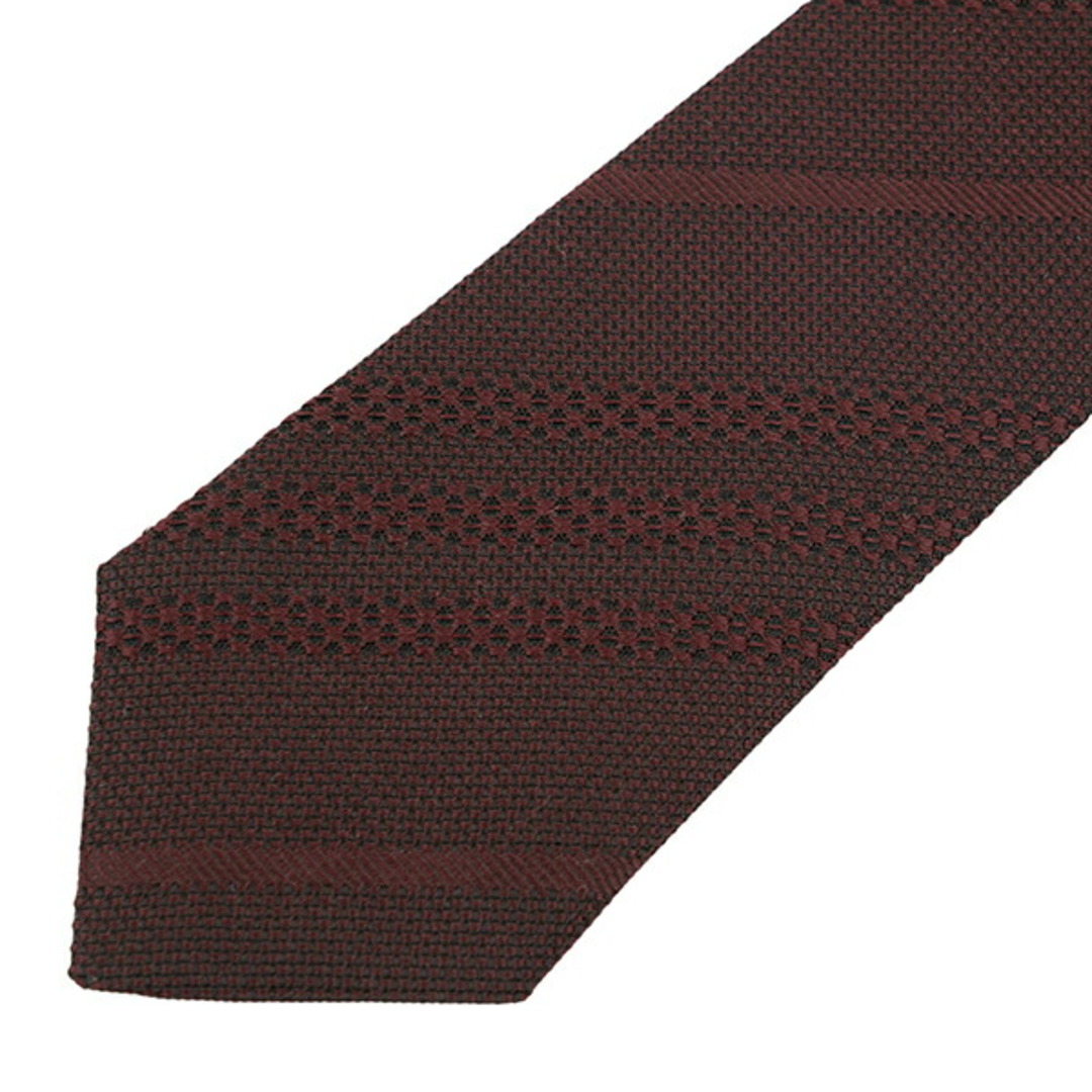 新品 バーバリー BURBERRY ネクタイ SILK JACQUARD TIE ディープクラレットのサムネイル