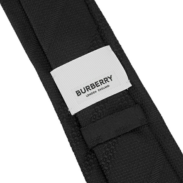 BURBERRY(バーバリー)の新品 バーバリー BURBERRY ネクタイ SILK JACQUARD TIE ブラック メンズのファッション小物(ネクタイ)の商品写真