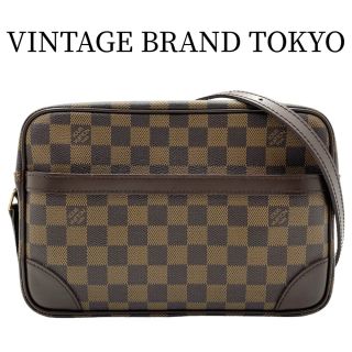 ルイヴィトン(LOUIS VUITTON)のLOUIS VUITTON ルイヴィトン ショルダーバッグ ダミエ トロカデロ27 スペシャルオーダー 肩掛け 斜め掛け 鞄 かばん N48085    ブラウン 茶 ゴールド金具 レディース【中古品】(ショルダーバッグ)