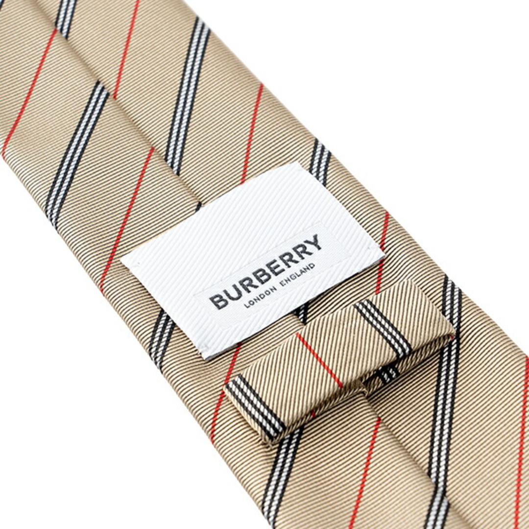 BURBERRY(バーバリー)の新品 バーバリー BURBERRY ネクタイ ストライプ シルクタイ ハニー メンズのファッション小物(ネクタイ)の商品写真