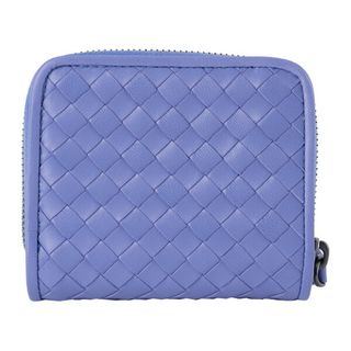 ボッテガヴェネタ(Bottega Veneta)の新品 ボッテガヴェネタ BOTTEGA VENETA 2つ折り財布 ミニウォレット インディゴ(折り財布)