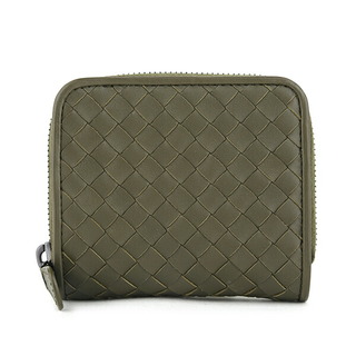 ボッテガ(Bottega Veneta) 折り財布(メンズ)（グリーン・カーキ/緑色系