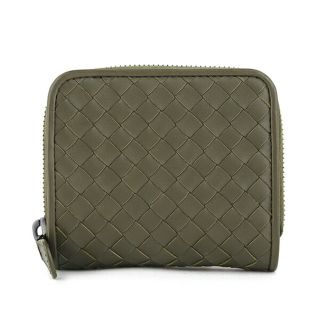 ボッテガ(Bottega Veneta) 折り財布(メンズ)(グリーン・カーキ/緑色系