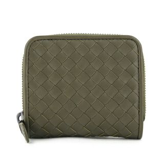 ボッテガ(Bottega Veneta) 折り財布(メンズ)（グリーン・カーキ/緑色系 ...