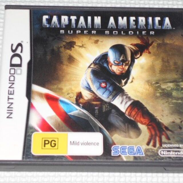 携帯用ゲームソフトDS★CAPTAIN AMERICA SUPER SOLDIER 海外版