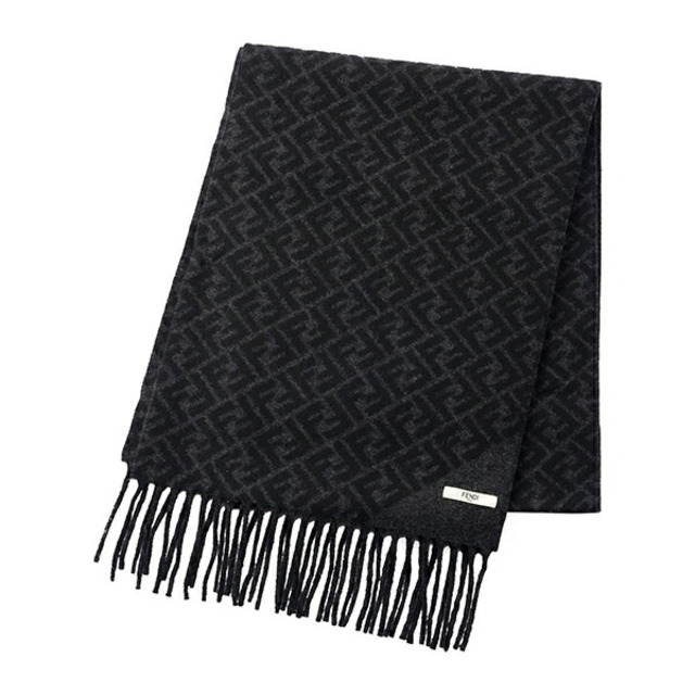 FENDI - 新品 フェンディ FENDI マフラー・ストール FFロゴ アンスラ