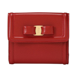 フェラガモ(Ferragamo)の新品 フェラガモ FERRAGAMO 2つ折り財布 ウォレット レッド 赤(財布)