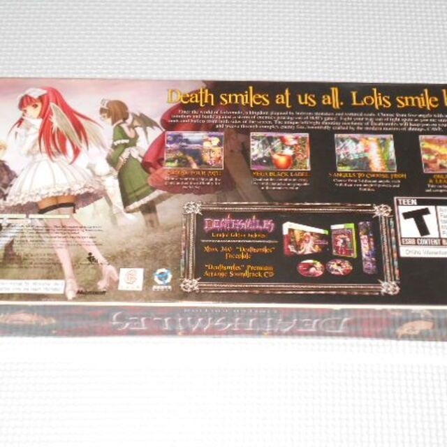 Xbox360(エックスボックス360)のxbox360★DEATHSMILES LIMITED EDITION 海外版 エンタメ/ホビーのゲームソフト/ゲーム機本体(家庭用ゲームソフト)の商品写真