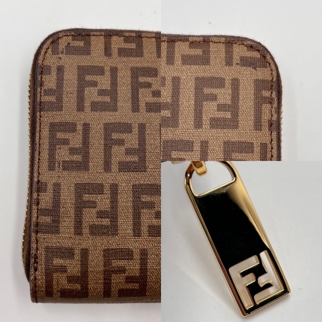 FENDI フェンディ 長財布 ズッキーノ ジップアラウンドウォレット 男女