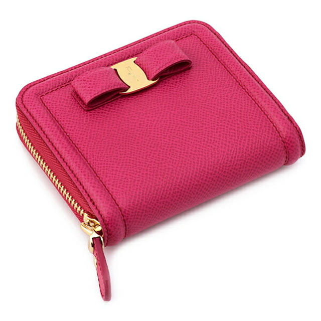 新品 フェラガモ FERRAGAMO 2つ折り財布 スモールジップアラウンド