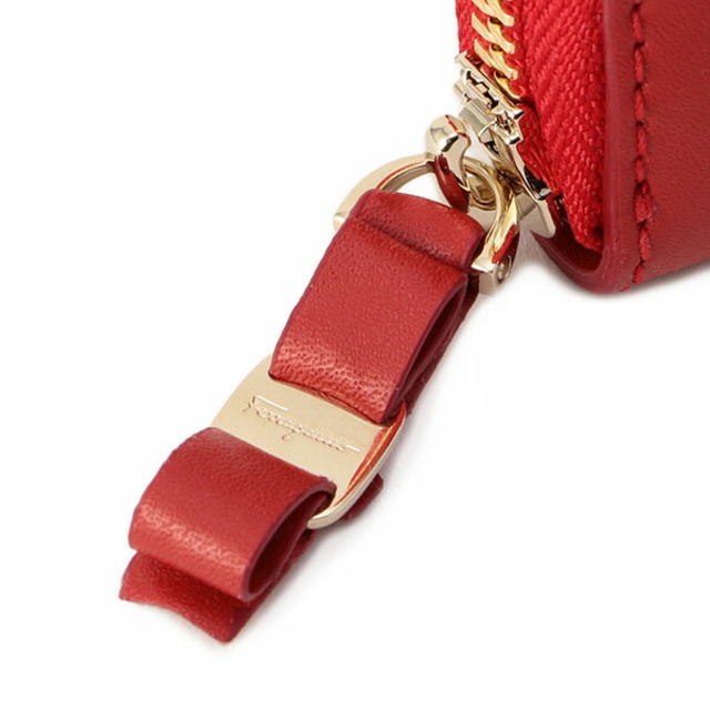 新品 フェラガモ FERRAGAMO カードケース ブランドグッズ レッド 赤 6