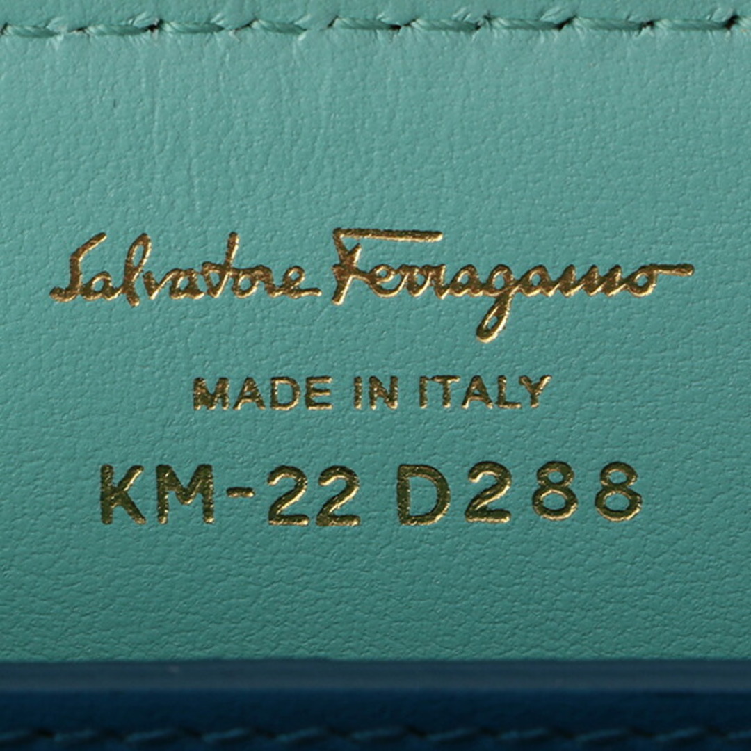 Ferragamo(フェラガモ)の新品 フェラガモ FERRAGAMO カードケース ブランドグッズ マスタードイエロー 黄 レディースのファッション小物(名刺入れ/定期入れ)の商品写真