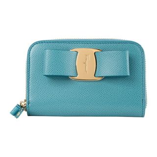 フェラガモ(Ferragamo)の新品 フェラガモ FERRAGAMO カードケース ブランドグッズ スカンジナビアンスカイ(名刺入れ/定期入れ)