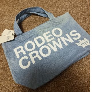 ロデオクラウンズ(RODEO CROWNS)のロデオクラウンズ　トートバッグ　未使用　淡ブルー(トートバッグ)