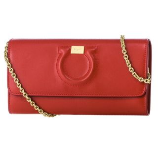 フェラガモ(Ferragamo)の新品 フェラガモ FERRAGAMO ショルダーバッグ チェーンウォレット リップスティック(ショルダーバッグ)