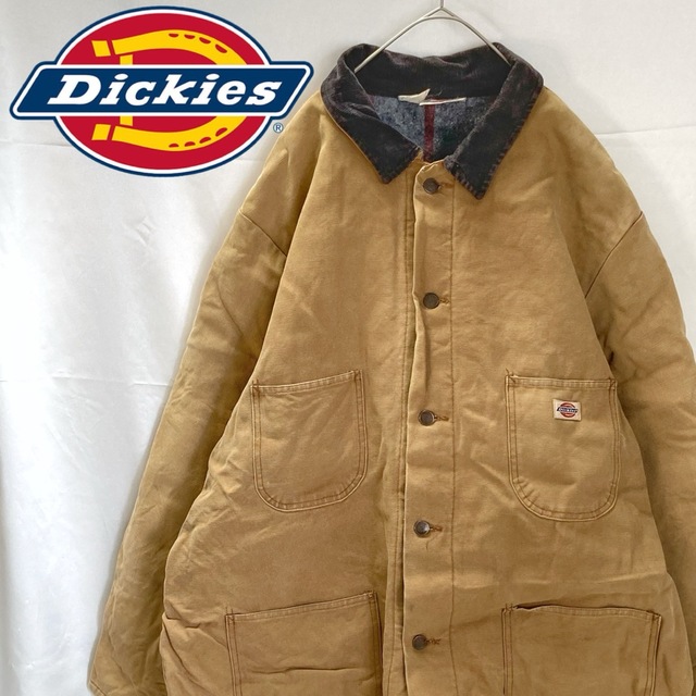 Dickies ディッキーズ ワークジャケット ダック地 キャメル XXL