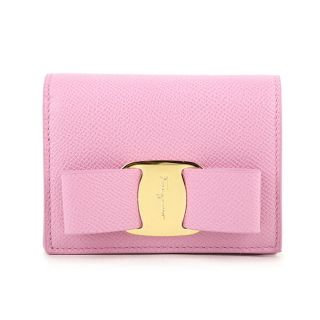 フェラガモ(Ferragamo)の新品 フェラガモ FERRAGAMO 2つ折り財布 コンパクトウォレット ピンク(財布)