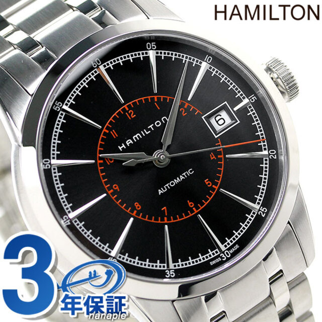 Hamilton - ハミルトン 腕時計 H40555131 HAMILTON 自動巻き（H-10） ブラックxシルバー
