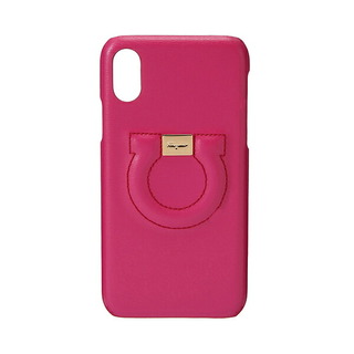 フェラガモ(Ferragamo)の新品 フェラガモ FERRAGAMO iPhoneX ケース アイフォンケース ピンク(iPhoneケース)