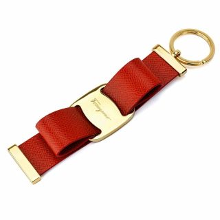 フェラガモ(Ferragamo)の新品 フェラガモ FERRAGAMO キーホルダー キーリング ロッソリップスティック(キーホルダー)