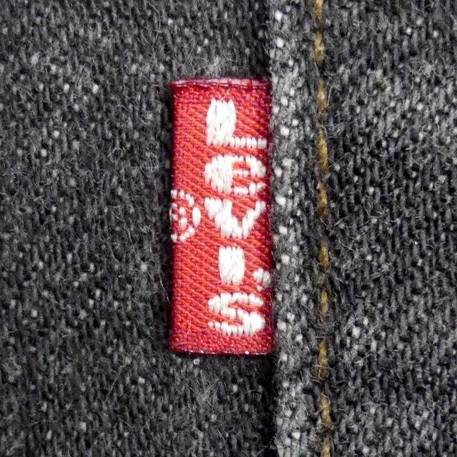 Levi's(リーバイス)のリーバイス501 W30 先染め 黒 USA ブラックデニム メンズJJ148 メンズのパンツ(デニム/ジーンズ)の商品写真