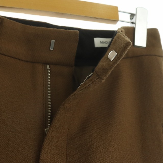 マディソンブルー MADISONBLUE フレアパンツ スラックス S 茶