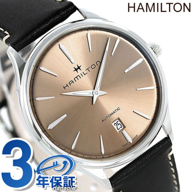 Hamilton - ハミルトン 腕時計 ジャズマスター シンライン オート 40mm 自動巻き（ETA 2892-A2/手巻き付） H38525721HAMILTON ゴールドxブラック